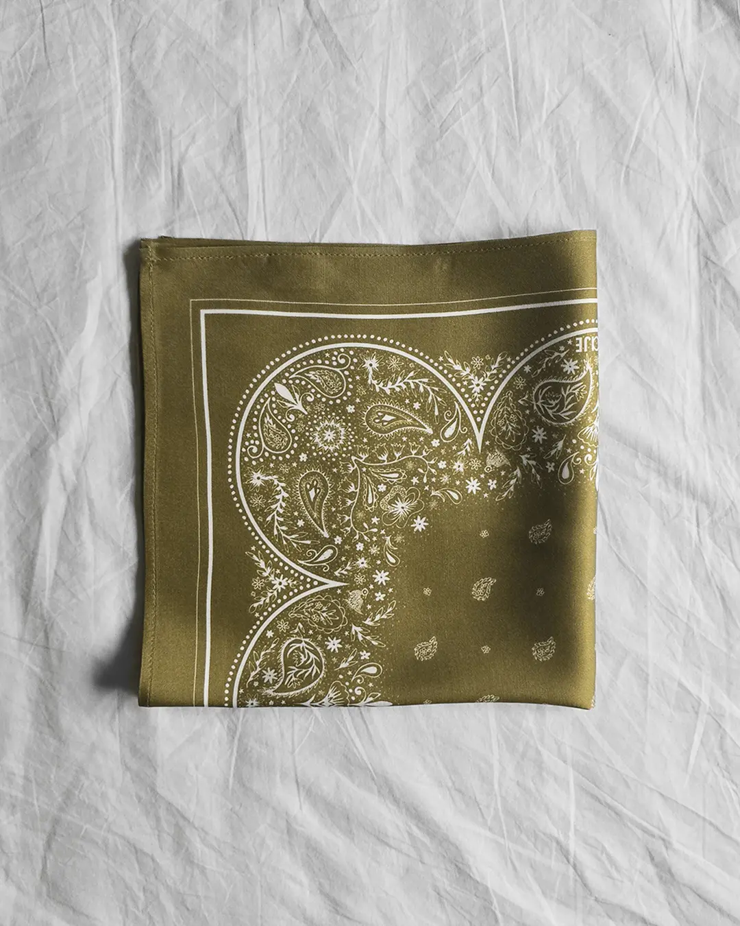 Wiskozowa apaszka bandana Flora Small 49×49 cm kwiatowy wzór - Czaje handmade Polska
