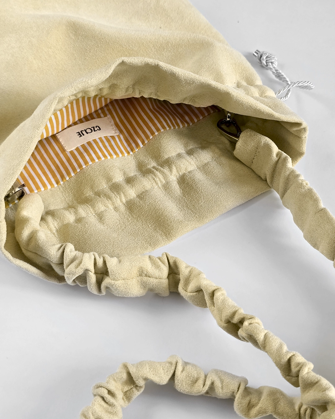 Mała torebka na ramię Bonbon Butterscotch handmade — Czaje Polska