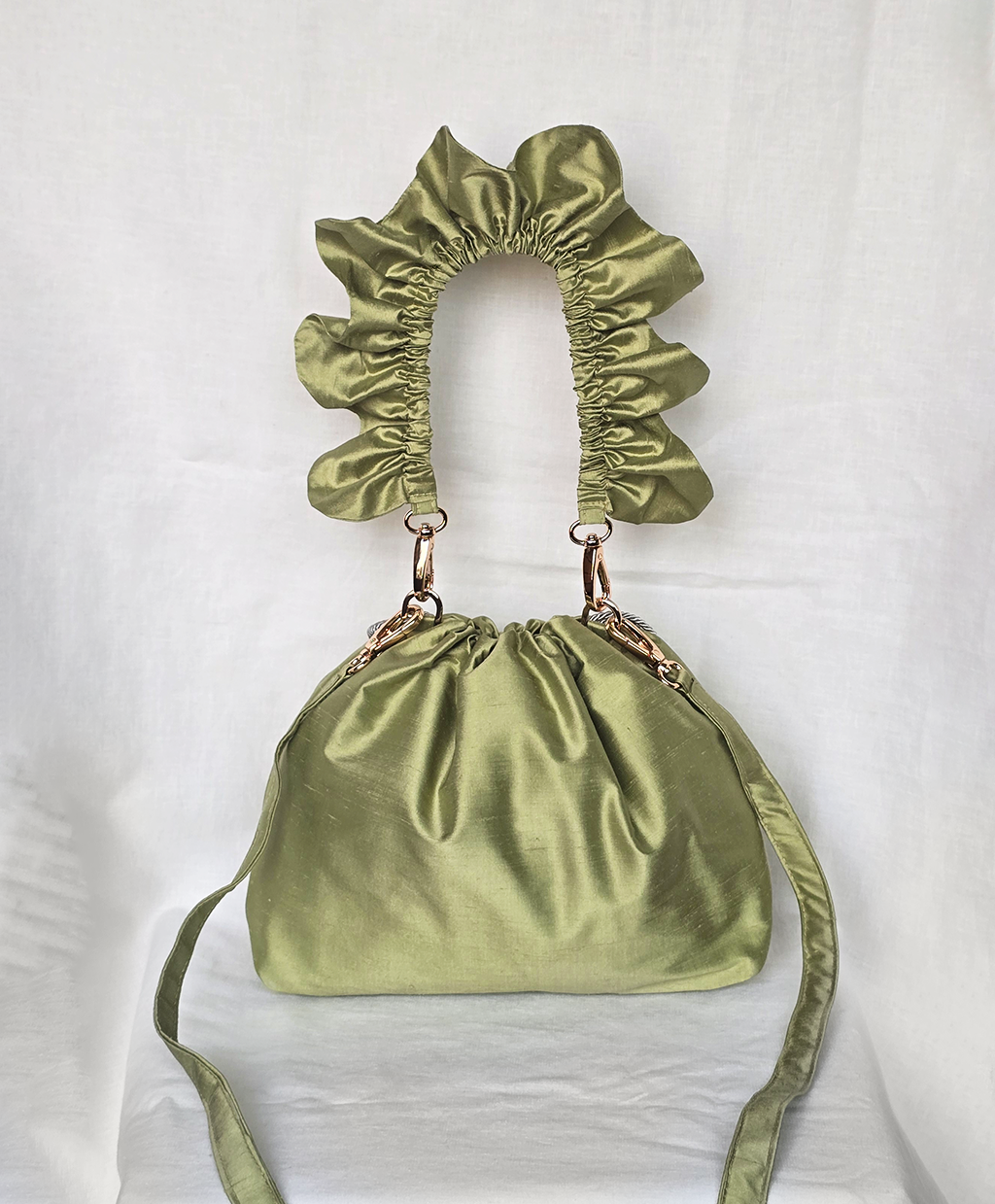 Flowerhead Midnight Moss Gold